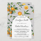 ミカンシトラス結婚式招待状 招待状 (正面/裏面)