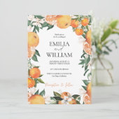 ミカンシトラス結婚式招待状 招待状 (スタンド正面)