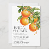 ミカンモダンシトラスブライダルシャワー 招待状 (正面)