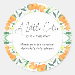 ミカン感謝していユー ラウンドシール