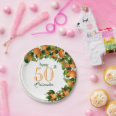 ミカン柑橘類 |誕生日 ペーパープレート (パーティー)