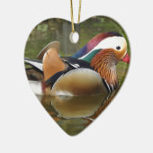 ミカン鴨 セラミックオーナメント (左)