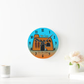 ミカーサエススカサ ラウンド壁時計 (ホーム)