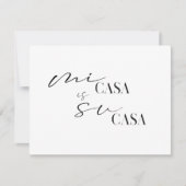 ミカーサスカーサニューホーム引っ越しました 案内状 (正面)