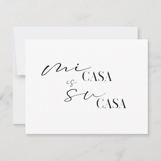 ミカーサスカーサニューホーム引っ越しました 案内状 (正面)