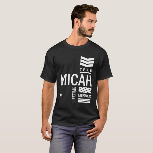ミカ名パーソナライズされた誕生日ギフト Tシャツ (正面フル)