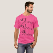 ミカ書 6章8節 正義を行い、慈悲を愛し、謙遜に生きる Tシャツ (正面フル)