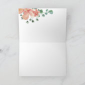 ミカ6:8バラとクリームフローラ水色 ノートカード (内部)