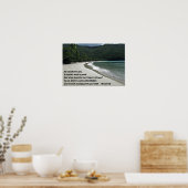 ミカ6:8彼は汝に示された、神よ、神よ….. ポスター (キッチン)