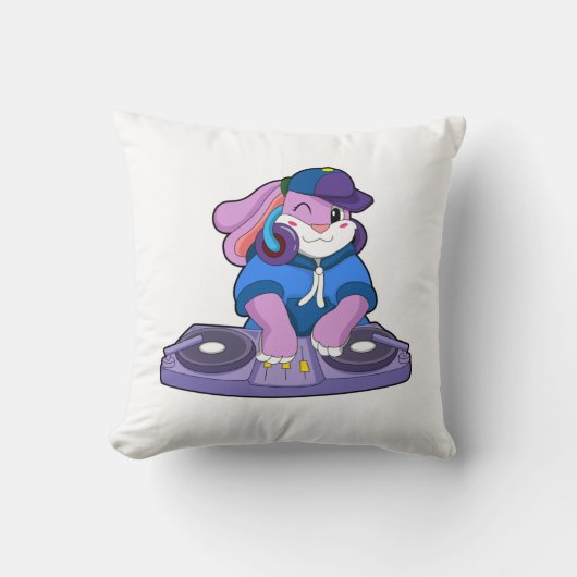 ミキサーとミュージシャンとしてのバニー クッション (正面)