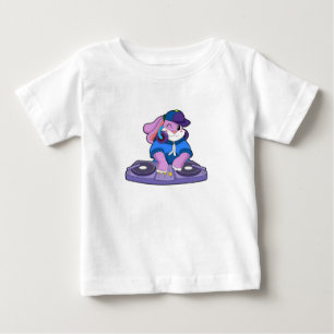 ミキサーとミュージシャンとしてのバニー ベビーTシャツ