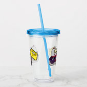 ミキサーアニメイラストレーション アクリルタンブラー (左)