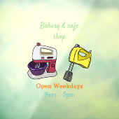 ミキサーアニメイラストレーション ウィンドウサイン (シート3)