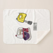 ミキサーアニメイラストレーション シェルパブランケット (正面(横))