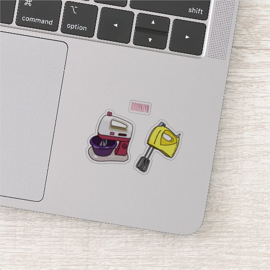 ミキサーアニメイラストレーション シール (詳細)