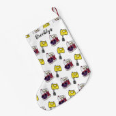 ミキサーアニメイラストレーション スモールクリスマスストッキング (裏面 (吊り時))