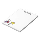 ミキサーアニメイラストレーション ノートパッド (回転)