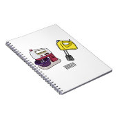 ミキサーアニメイラストレーション ノートブック (右側)