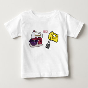 ミキサーアニメイラストレーション ベビーTシャツ