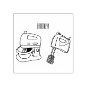 ミキサーアニメイラストレーション ラバースタンプ (インプリント)