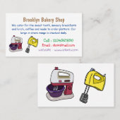 ミキサーアニメイラストレーション 名刺 (正面/裏面)