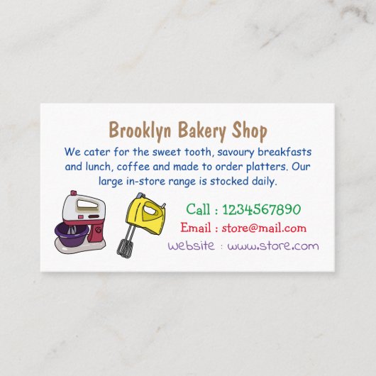 ミキサーアニメイラストレーション 名刺 (正面)