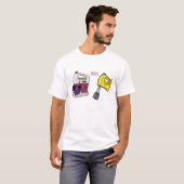 ミキサーアニメイラストレーション Tシャツ (正面フル)