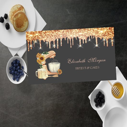 ミキサーサンフラワーシックドリップスベーカリーツール 名刺