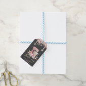 ミキサーフラワーズバラ金ゴールドドリップベーカリー ギフトタグ (より糸付き)