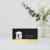 ミキサーフラワーズ金ゴールドスイーツベーカリー 名刺 (スタンド正面)