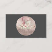 ミキサーフラワーバラ金ゴールドブラシサークルベーカリー 名刺 (正面)