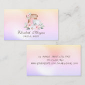 ミキサーフラワーベーカリーホログラフィック 名刺 (正面/裏面)