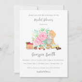 ミキサー付きデザート及びバラブライダルシャワー 招待状 (正面)