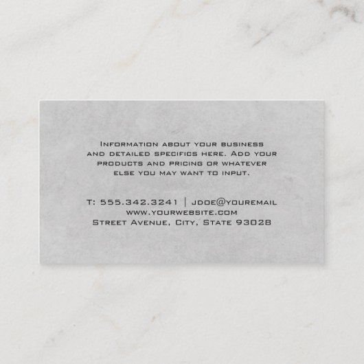 ミキサー | サウンドエンジニアプロデューサー | DJ 名刺 (裏面)