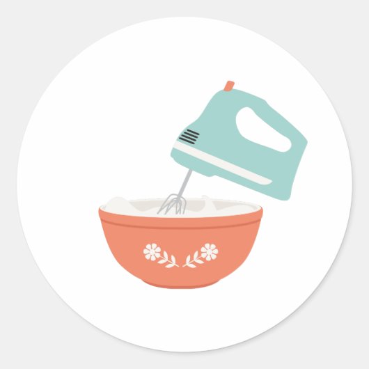 ミキサー&ボウル ラウンドシール (正面)