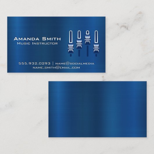 ミキサー 名刺 (正面/裏面)