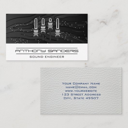 ミキサー |技術の背景 名刺 (正面/裏面)