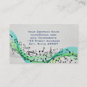 ミキサー | 技術背景 | 楽譜 名刺 (裏面)