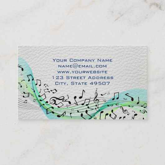 ミキサー | 技術背景 | 楽譜 名刺 (裏面)