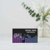 ミキサー | 音楽カラフル音波 名刺 (スタンド正面)