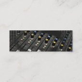 ミキシングデスクの名刺 スキニー名刺 (裏面)