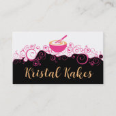 ミキシングファンシーボウルウィスクベーカリーベーキングパティシエ 名刺 (正面)