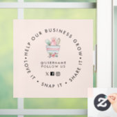 ミキシングボウルベーカリー淡い色のピンクソーシャルメディ後を追ア ウィンドウサイン (ホーム)