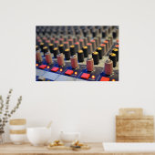 ミキシングボードボタン ポスター (キッチン)