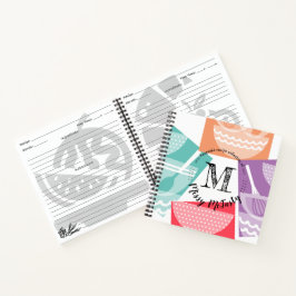 ミキシングボールの個人用料理本レシピ帳 ノートブック