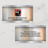 ミキシングマシン |メタリック 名刺 (正面/裏面)