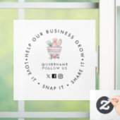 ミキシング弓ベーカリーソーシャルメディ後を追アウィンドウの固定 ウィンドウサイン (ホーム)