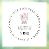 ミキシング弓ベーカリーソーシャルメディ後を追アウィンドウの固定 ウィンドウサイン (シート3)