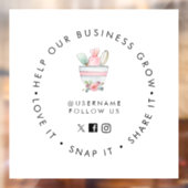 ミキシング弓ベーカリーソーシャルメディ後を追アウィンドウの固定 ウィンドウサイン (シート2)