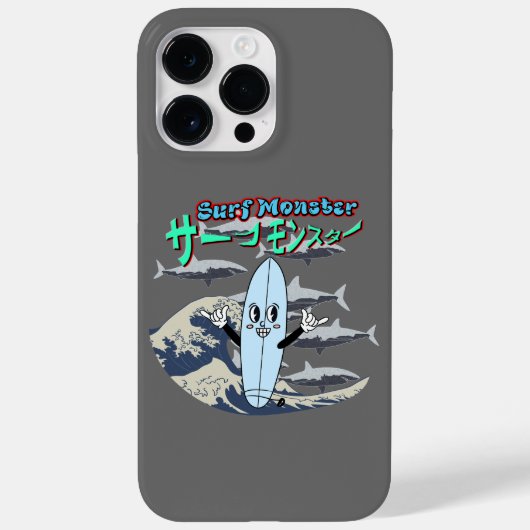 ミキタイズサーフウィンドサーフモンスターミントジャパネウェーブス Case-Mate iPhoneケース (裏面)